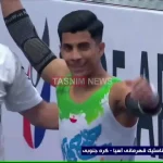 طلای تاریخی «الفتی» در ژیمناستیک قهرمانی آسیا + ویدئو