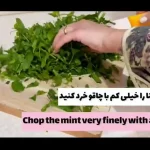 ببینید؛ طرز تهیه شربت نعناع