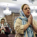 تصاویر؛ تجمع مسیحیان ایران در حمایت از نیروهای مسلح