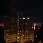 ببینید؛ هنرنمایی پهپادها در آسمان دمشق