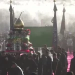 ببینید؛ عزاداری عاشورای حسینی در کربلای معلی