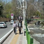نمایی از پل رومی، تهران در دوره قاجار