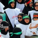 تصاویر؛ قمی‌های خشمگین کفن‌پوش شدند
